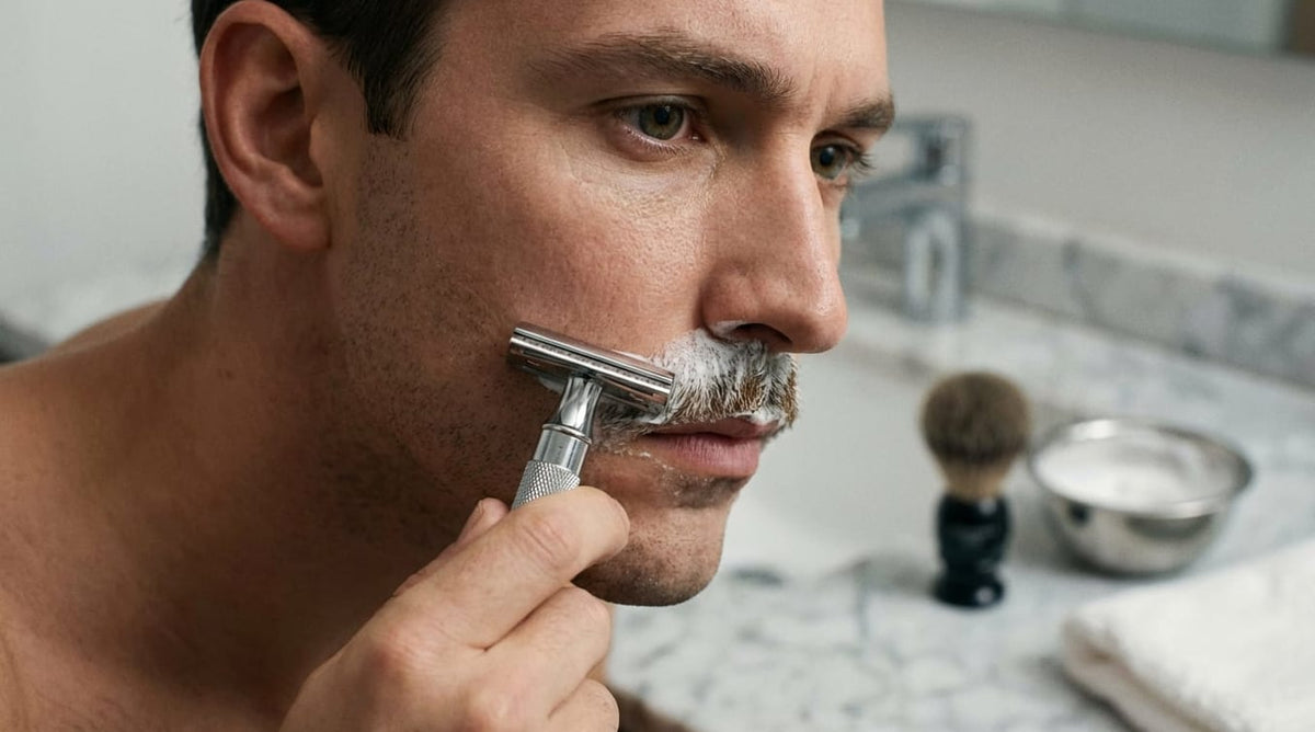 Comment se raser la moustache sans irritation